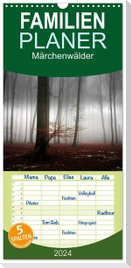 Familienplaner 2024 - Märchenwälder mit 5 Spalten (Wandkalender, 21 x 45 cm) CALVENDO