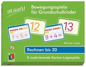 Junga, Michael. Los geht's! Bewegungsspiele für Grundschulkinder - Rechnen bis 20 - 5 motivierende Karten-Legespiele. Verlag an der Ruhr GmbH, 2025.