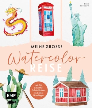 Andrejew, Nelli. Meine große Watercolor-Reise - Entdecke die Welt des Aquarellmalens - Mit 20 Schritt-für-Schritt-Motiven und allen Grundlagen. Edition Michael Fischer, 2025.