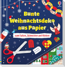 Bunte Weihnachtsdeko aus Papier
