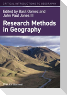Research Methods Geography