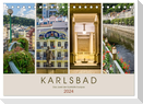 KARLSBAD Das Juwel der Kurstädte Europas (Tischkalender 2024 DIN A5 quer), CALVENDO Monatskalender