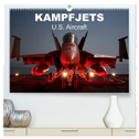 Kampfjets ¿ U.S. Aircraft (hochwertiger Premium Wandkalender 2024 DIN A2 quer), Kunstdruck in Hochglanz