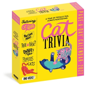 Workman Calendars. Cat Trivia Page-A-Day(r) Calendar 2027 - Cat Quotes, Paw-Some Books, True or False, Owner's Tips, Famous Cats, Know Your Breeds, and More!. Workman Publishing, 2026.