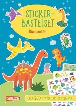 Poitier, Anton. Bastelset für Kinder: Sticker-Bastelset: Dinosaurier - Über 200 magische Sticker und Bastelpapier. Carlsen Verlag GmbH, 2025.