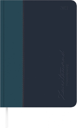 Neumann Verlage GmbH & Co KG (Hrsg.). Buchkalender Premium Water türkis-blau A5 2027 - Tagesplaner A5 (15x21 cm) mit 1 Tag pro Seite, Tucson-Einband, Monatsregister, Zeiteinteilung 7-22 Uhr & Notizbereich für Arbeit & Studium. Neumann Verlage GmbH & Co, 2026.