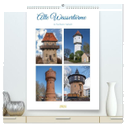 Alte Wassertürme (hochwertiger Premium Wandkalender 2024 DIN A2 hoch), Kunstdruck in Hochglanz