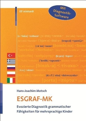 Motsch, Hans-Joachim. ESGRAF-MK - Evozierte Diagnostik grammatischer Fähigkeiten für mehrsprachige Kinder. Reinhardt Ernst, 2011.