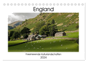 England - Faszinierende Kulturlandschaften (Tischkalender 2024 DIN A5 quer), CALVENDO Monatskalender