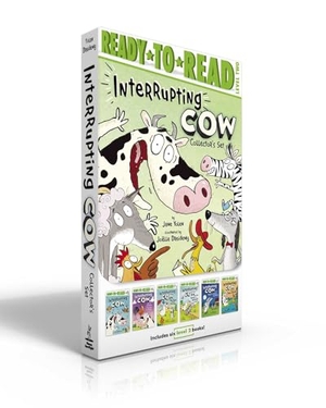 Yolen, Jane. Interrupting Cow Collector's Set (Boxed Set) - Interrupting Cow; Interrupting Cow and the Chicken Crossing the Road; New Tricks for the Old Dog; Interrupting Cow and the Horse of a Different Color; Interrupting Cow and the Wolf in Sheep's Clothing; Interrupting Cow Meets the Wise Quacker. Simon Spotlight, 2024.