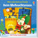Mein erstes Buch zum Puzzeln: Beim Weihnachtsmann