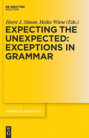 Horst J. Simon / Heike Wiese. Expecting the Unexpected: Exceptions in Grammar. de Gruyter Mouton, 2011.