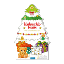 TRÖTSCH - Mal- und Bastelbuch Weihnachtsbaum Mal- und Bastelbuch| Ab 4 Jahren