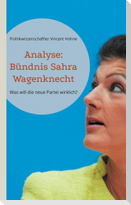 Analyse: Bündnis Sahra Wagenknecht