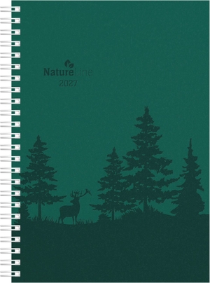 Neumann Verlage GmbH & Co KG (Hrsg.). Wochenplaner Nature Line Forest Ringbuch 2027 - Buchkalender A5 (15x21 cm) - Wochenplaner mit 4-sprachigem Kalendarium, Monatsübersicht & Notizbereich, für Beruf, Schule & Alltag. Neumann Verlage GmbH & Co, 2026.