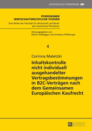 Maletzki, Corinna. Inhaltskontrolle nicht individuell ausgehandelter Vertragsbestimmungen in B2C-Verträgen nach dem Gemeinsamen Europäischen Kaufrecht. Peter Lang, 2014.