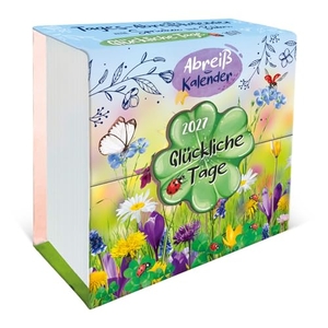 Trötsch Verlag GmbH & Co. KG (Hrsg.). TRÖTSCH - Geschenkkalender Abreißkalender Glückliche Tage 2027 - Tischkalender Abreißkalender. Trötsch Verlag GmbH, 2026.