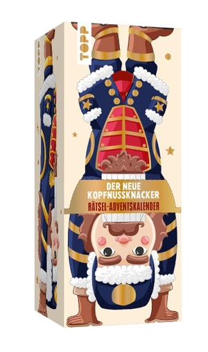 Schulz, Paul. Der neue Kopfnussknacker - Rätsel-Adventskalender (blaue Edition - 2026) - 24 neue Logikrätsel mit Überraschungs-Effekt. Zieh jeden Tag deine Kopfnuss des Tages!. frechverlag GmbH, 2026.