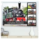 Dampflok-Nostalgie - 2024 schwergewichtige Lokomotiven (hochwertiger Premium Wandkalender 2024 DIN A2 quer), Kunstdruck in Hochglanz