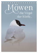 Möwen - die Vögel der Küste (Tischkalender 2024 DIN A5 hoch), CALVENDO Monatskalender