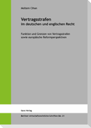 Vertragsstrafen im deutschen und englischen Recht