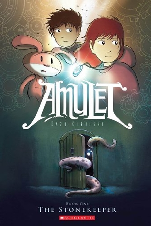Kibuishi, Kazu. The Stonekeeper: A Graphic Novel (Amulet #1) - Volume 1. Scholastic Inc., 2008.