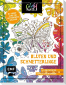 Colorful Mandala - Blüten und Schmetterlinge