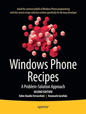 Ferracchiati, Fabio Claudio / Emanuele Garofalo. Windows Phone Recipes - A Problem Solution Approach. Apress, 2011.