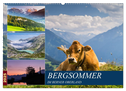 Bergsommer im Berner Oberland (Wandkalender 2025 DIN A2 quer), CALVENDO Monatskalender