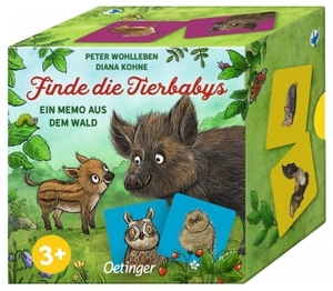 Wohlleben, Peter. Finde die Tierbabys. Ein Memo aus dem Wald für Kinder ab 3 Jahren. Oetinger, 2024.