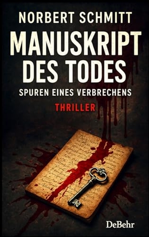 Schmitt, Norbert. Manuskript des Todes - Spuren eines Verbrechens - Thriller. DeBehr, 2026.