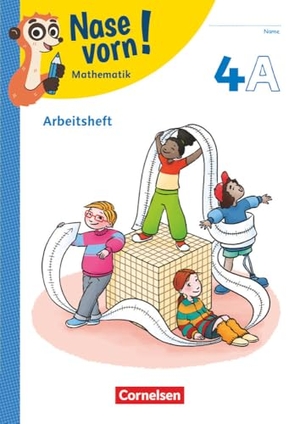 Nase vorn! 4. Schuljahr - Lehrwerk für Mathematik - Ausgabe 2023 - Arbeitsheft Teil A und B - Mit Kartonbeilagen und digitalen Medien. Cornelsen Verlag GmbH, 2025.