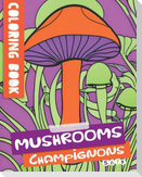 Easy Flow Coloring Book, Mushrooms