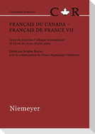 Français du Canada ¿ Français de France VII