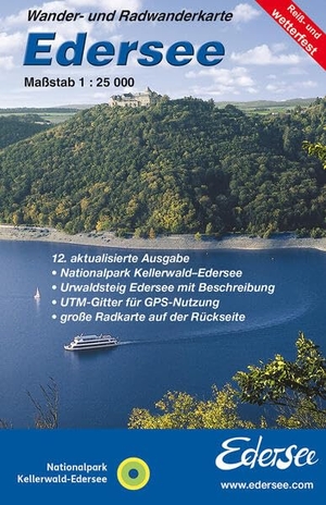 Kartographische Kommunale Verlagsgesellschaft mbH (Hrsg.). Edersee - Rad- und Wanderkarte. Kartographische Komm. Ver, 2026.