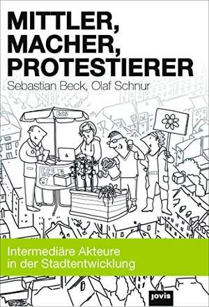 Beck, Sebastian / Olaf Schnur. Mittler, Macher, Protestierer - Intermediäre Akteure in der Stadtentwicklung. Jovis Verlag GmbH, 2016.