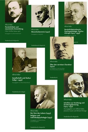Witte, Karl Heinz (Hrsg.). Alfred Adler Studienausgabe, Bände 1-7. Vandenhoeck + Ruprecht, 2014.