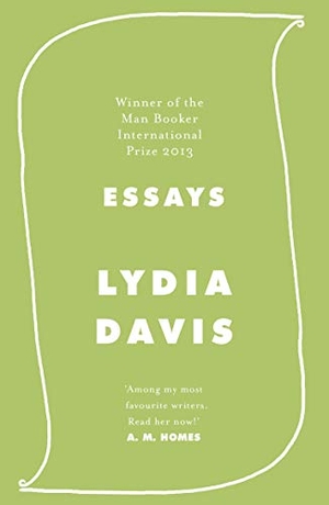 Davis, Lydia. Essays. Sourcebooks Plus, 2019.