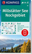 KOMPASS Wanderkarte 63 Millstätter See, Nockgebiet 1:50.000