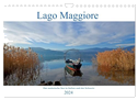 Lago Maggiore - Der malerische See in Italien und der Schweiz (Wandkalender 2024 DIN A4 quer), CALVENDO Monatskalender