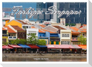 Farbiges Singapur (Wandkalender 2025 DIN A2 quer), CALVENDO Monatskalender