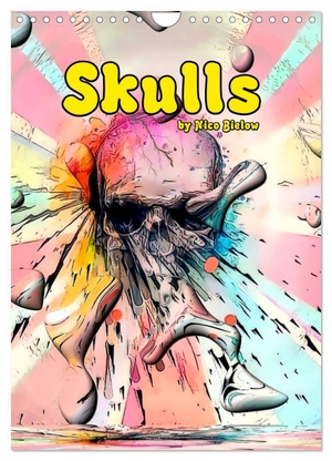 Bielow, Nico. Skulls by Nico Bielow (Wall Calendar 2024 DIN A4 portrait), CALVENDO 12 Month Wall Calendar - Magical skulls. Calvendo, 2023.