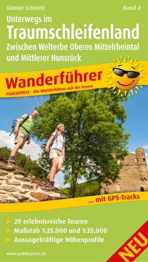 Schmitt, Günter. Wanderführer Unterwegs im Traumschleifenland 04 - Zwischen Welterbe Oberes Mittelrheintal und Mittlerer Hunsrück. Publicpress, 2015.
