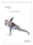Yoga Inspirationen - Familienplaner (Tischkalender 2024 DIN A5 hoch), CALVENDO Monatskalender