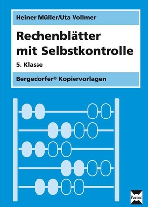 Müller, Heiner / Uta Vollmer. Rechenblätter mit Selbstkontrolle - 5. Klasse. Persen Verlag i.d. AAP, 2021.