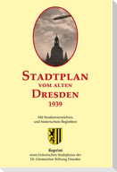 Stadtplan vom alten Dresden 1939
