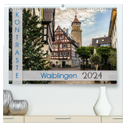 Kontraste Waiblingen (hochwertiger Premium Wandkalender 2024 DIN A2 quer), Kunstdruck in Hochglanz
