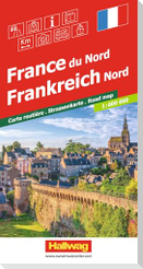 Hallwag Strassenkarte Frankreich Nord 1:600.000