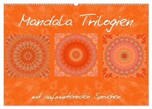 Bässler, Christine. Mandala Trilogien (Wandkalender 2025 DIN A2 quer), CALVENDO Monatskalender - Farbharmonische Mandala Collagen. Calvendo, 2024.
