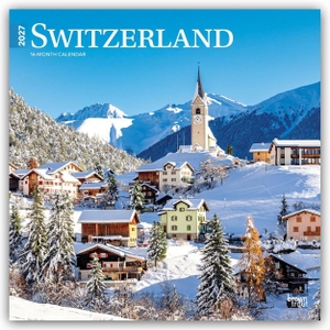 Publishers, Browntrout. Switzerland - Schweiz 2027 - 16-Monatskalender - Original BrownTrout-Kalender [Mehrsprachig] [Kalender]. Browntrout Verlags GmbH, 2026.